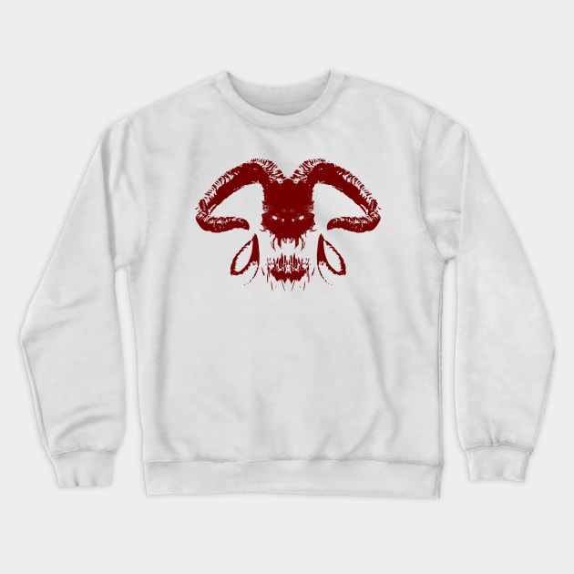 Demon Tiamat Crewneck Sweatshirt by Scailaret